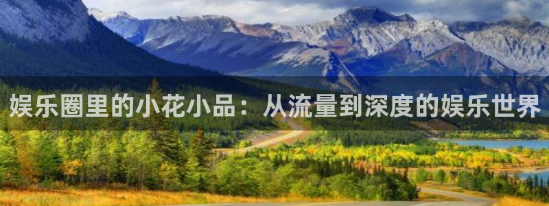 恒行5：娱乐圈里的小花小品：从流量到深度的娱乐世界